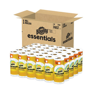 Bounty Essentials Kitchen Roll Paper Towels, 2-Ply, 11 x 10.2, 40 Sheets/Roll, 30 Rolls/Carton (PGC74657) View Product Image