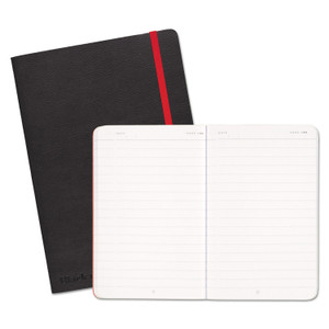 Black n' Red Flexible Cover Casebound Notebooks, SCRIBZEE Compatible, 1-Subject, Wide/Legal Rule, Black Cover, (71) 8.25 x 5.75 Sheets View Product Image