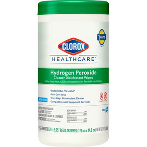 Clorox Company Disinfecting Wipes,w/Hydrogen Peroxide,155 Wipes,450/PL,WE (CLO30825PL) View Product Image