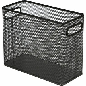 Lorell Mesh Tabletop Hanging File Holder - Black - Steel Product Image 