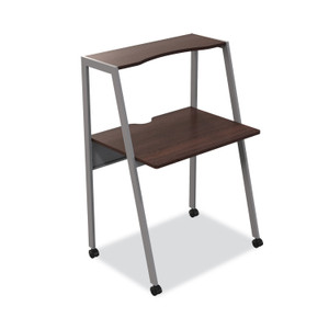 Linea Italia Kompass Flexible Home/Office Desk, 33" x 23.4" x 48", Mocha (LITSH764MOC) View Product Image