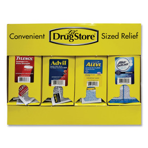 Lil' Drugstore Single-Dose Medicine Dispenser, 105-Pieces, Plastic Case, Yellow View Product Image