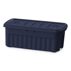 Rubbermaid Roughneck Storage Box, 50 gal, 21.2" x 43" x 17.88", Dark Indigo Metallic View Product Image