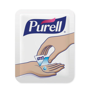 PURELL Advanced Hand Sanitizer Single Use, Gel, 1.2 mL, Packet, Fragrance-Free, 2,000/Carton View Product Image