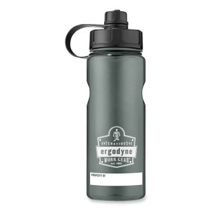 ergodyne Chill-Its 5151 Plastic Wide Mouth Water Bottle, 34 oz, Lime View Product Image