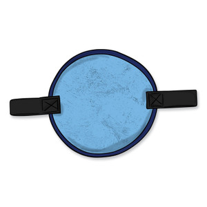 ergodyne Chill-Its 6715CT Hard Hat Cooling Pad - PVA, 7 x 6.5, Blue View Product Image
