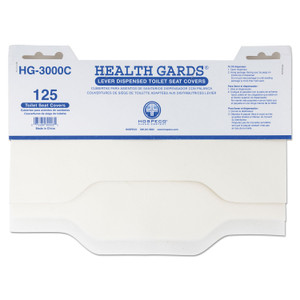 Health Gards Lever Dispense Toilet Covers - Half-fold - (HOSHG3000C) View Product Image