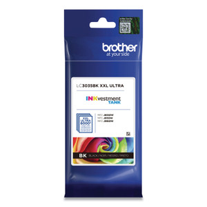 Brother LC3035BK INKvestment Ultra High-Yield Ink, 6,000 Page-Yield, Black View Product Image