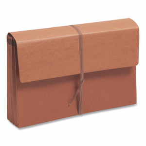 Smead Redrope Expanding Wallets, 3.5" Expansion, 1 Section, Cloth Tie Closure, Legal Size (9.5" x 14.75"), Redrope View Product Image