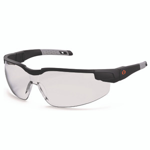 ergodyne Skullerz DELLENGER Anti-Fog Safety Glasses with Adjustable Temples,Black Nylon Impact Frame,Indoor/Outdoor Polycarbonate Lens View Product Image