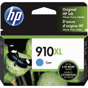 HP 910XL (3YL62AN) Original High Yield Inkjet Ink Cartridge - Cyan - 1 Each Product Image 