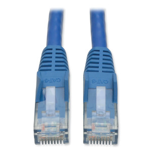Tripp Lite by Eaton CAT6 Gigabit Snagless Molded Patch Cable, 1 ft, Blue View Product Image