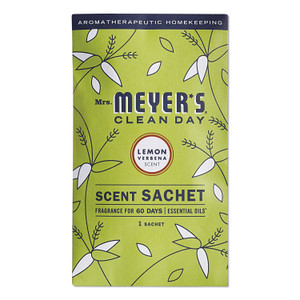 Mrs. Meyer's Clean Day Scent Sachets, Lemon Verbena, 0.05 lbs Sachet, 18/Carton View Product Image