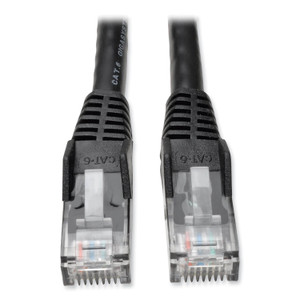 Tripp Lite CAT6 Gigabit Snagless Molded Patch Cable, 1 ft, Black (TRPN201001BK) View Product Image