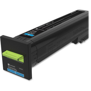 Lexmark Unison Original High Yield Laser Toner Cartridge - Cyan - 1 Each - (LEX82K1HC0) Product Image 