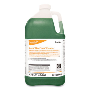 Diversey Suma Bio-Floor Cleaner, Unscented, Liquid, 1 gal, 4/Carton View Product Image