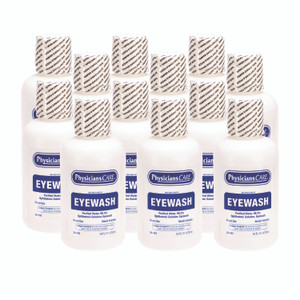 PhysiciansCare by First Aid Only Eye Wash, 16 oz Bottle, 12/Carton View Product Image