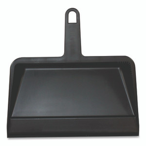 Impact Value-Plus Dustpan, 12" x 11", Polypropylene, Black View Product Image