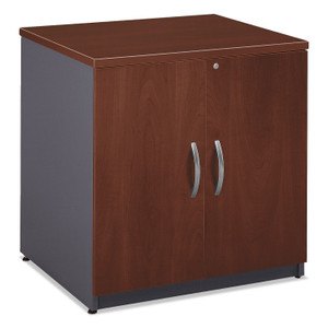 Bush Series C Collection 30W Storage Cabinet, Graphite Gray/Hansen Cherry (BSHWC24496A) View Product Image