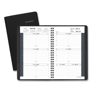 AT-A-GLANCE Weekly Block Format Appointment Book Ruled for Hourly Appointments, 8 x 5, Black Cover, 12-Month (Jan to Dec): 2024 View Product Image