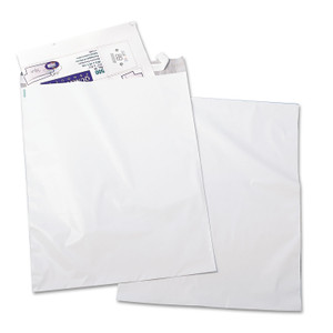 Quality Park Redi-Strip Poly Mailer, #6, Square Flap, Redi-Strip Adhesive Closure, 14 x 19, White, 100/Pack View Product Image