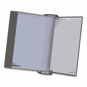 djois by Tarifold PRO Series Magnetic Wall Reference System, 10 Panels with Black Borders, Black Base View Product Image