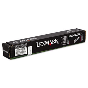 Lexmark C734X20G Photoconductor Kit, 20,000 Page-Yield, Black (LEXC734X20G) View Product Image
