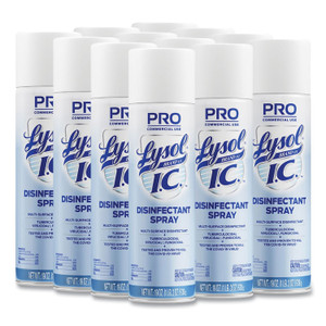 LYSOL Brand I.C. Disinfectant Spray, 19 oz Aerosol Spray, 12/Carton View Product Image