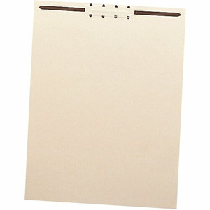Smead File Backs with Fastener - 8.5" Height x 11.5" Width - 2" Maximum Capacity - For Letter 8 1/2" x 11" Sheet - Rectangular - Manila Product Image 