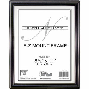 Golite nu-dell All-purpose E-Z Mount Frames - 8.50" x 11" Frame Size - Rectangle - Horizontal, Vertical - Break Resistant - Plastic Product Image 
