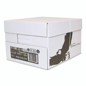 American Eagle Paper Mills Recycled Multipurpose Paper, 92 Bright, 20 lb Bond Weight, 8.5 x 14, White, 500/Ream, 5 Reams/Carton View Product Image