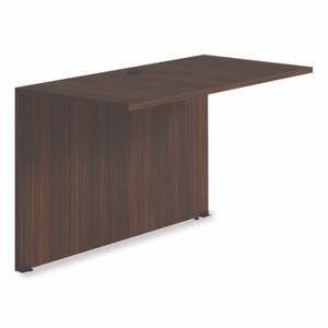 Alera Seville Series Bridge Return, 48w x 24d x 29h, Mahogany View Product Image