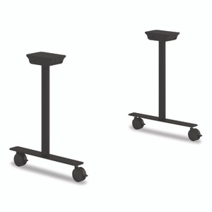 Alera Seville Training Table Base, 23w x 3d x 28h, Black View Product Image