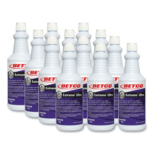 Betco Extreme Floor Stripper, Pleasant Scent, 32 oz Bottle, 12/Carton View Product Image