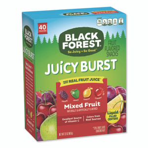 Black Forest Juicy Burst Fruit Flavored Snack, Mixed Fruit, 32 oz, 40/Box View Product Image