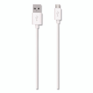 Belkin MIXIT Micro USB ChargeSync Cable, 4 ft, White View Product Image