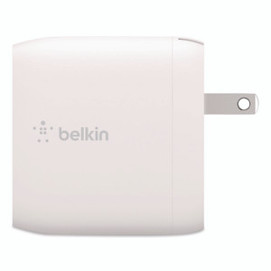 Belkin BOOST CHARGE Dual USB-A Wall Charger, White View Product Image