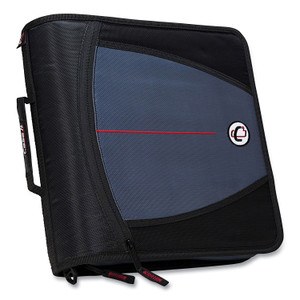 Universal Zipper Binder, 3 Rings, 2" Capacity, 11 X 8.5, Black (CAELT007BLACK) View Product Image