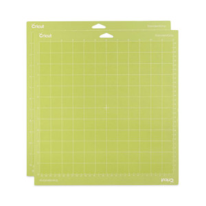 Cricut StandardGrip Machine Mat, 12 x 12, Green, 2/Pack View Product Image