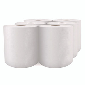 Cascades PRO Select Roll Paper Towels, 1-Ply, 7.88" x 1,000 ft, White, 6/Carton View Product Image