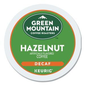 Green Mountain Coffee Hazelnut Decaf Coffee K-Cups, 24/Box (GMT7792) View Product Image