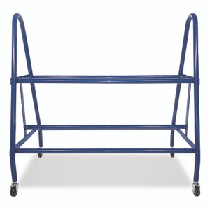 Champion Sports Heavy-Duty Deluxe Ball Cart, Metal, 132 lb Capacity, 17.5 x 38 x 35.75, Blue View Product Image