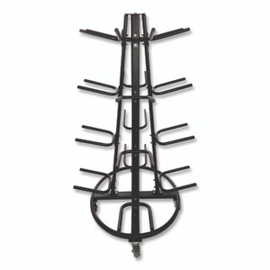 Champion Sports Round Medicine Ball Tree, 31" x 31" x 66.5", Black View Product Image
