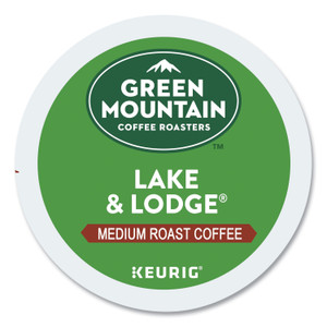 Green Mountain Coffee Lake and Lodge Coffee K-Cups, Medium Roast, 24/Box (GMT6523) View Product Image
