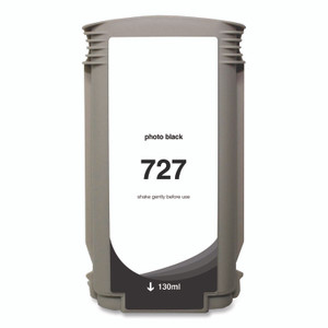 Innovera Compatible Photo Black Ink, Replacement for 727 (B3P23A), 130 mL View Product Image