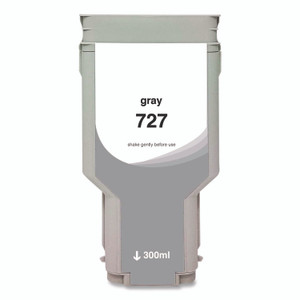 Innovera Compatible Gray High-Yield Ink, Replacement for 727XL (F9J80A), 300 mL View Product Image