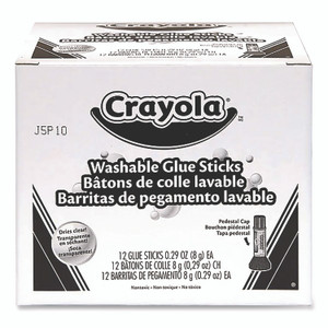 Crayola Washable Glue Sticks, 0.29 oz, Dries Clear View Product Image