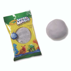 Crayola Model Magic Modeling Compound, Gray, 4 oz Pack View Product Image