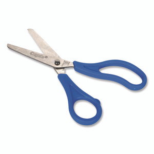 Crayola Blunt Tip Kid's Scissors, 5" Cut Length, Straight Blue Handle View Product Image