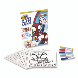 Crayola Spidey and His Amazing Friends Color Wonder Kit, (18) Action-Packed Coloring Pages; (5) Spider-Man Collection Markers View Product Image